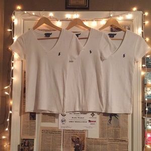BUNDLE of the 3 Ralph Lauren Tees